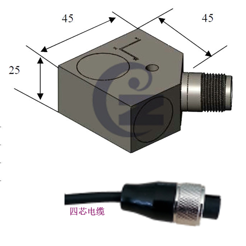 CZ893一体化三轴振动传感器-上海传振电子科技有限公司